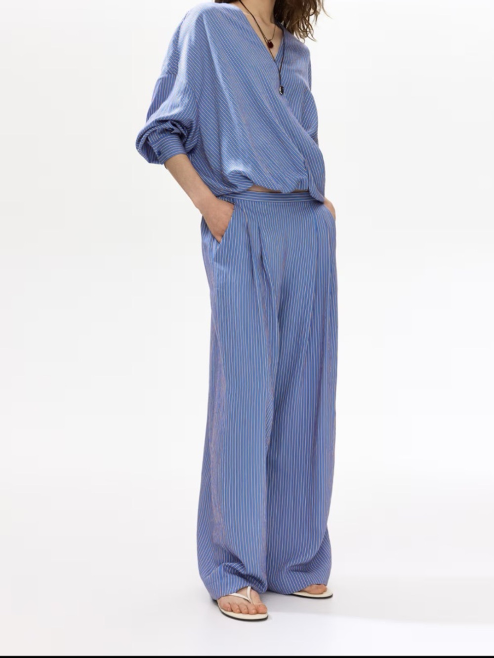 H&M Striped Pants and Top Matching Coord Set